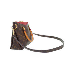 Louis Vuitton Bag Brown Leather Pallas Monogram